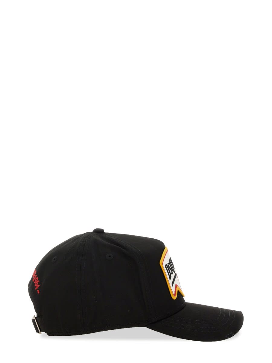 Shop Dsquared2 Baseball Cap In Black