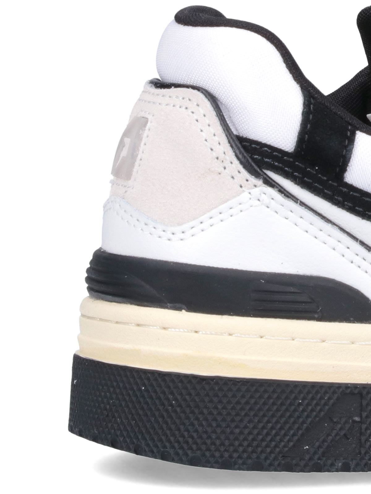 AUTRY CLC SNEAKERS IN WHITE AND BLACK LEATHER