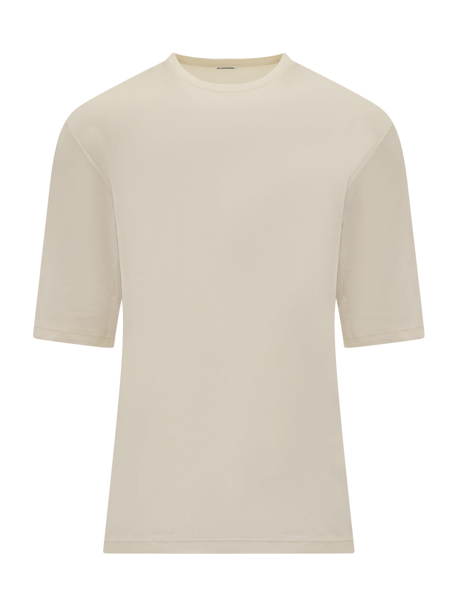 Shop Jil Sander Kit 3 T-shirt Pack In Panna