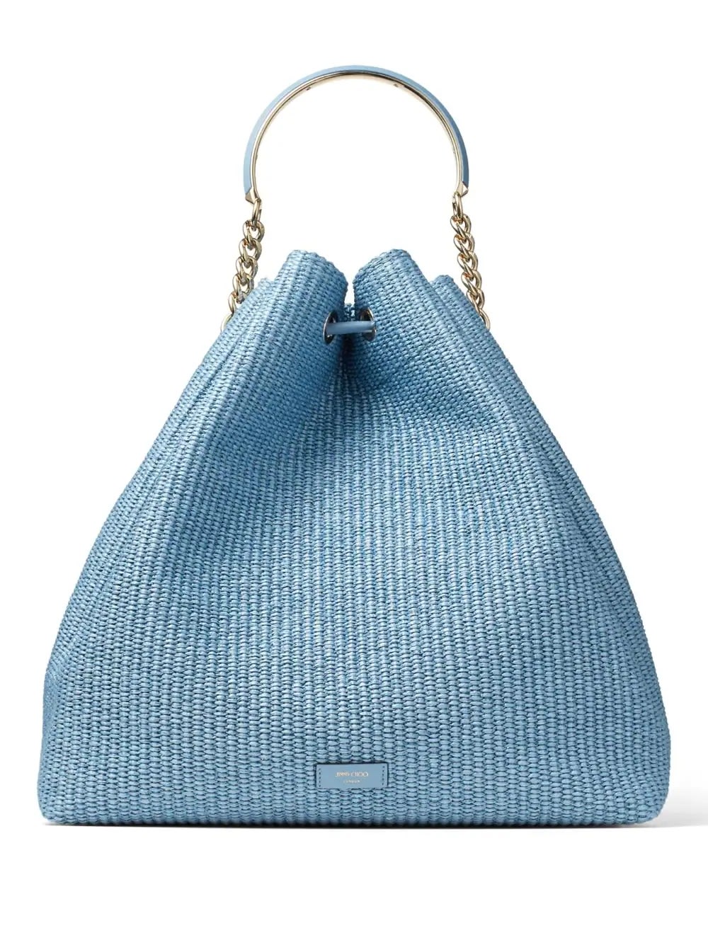 Jimmy Choo Smoky Blue Maxi Bon Bon Bucket Bag | ModeSens