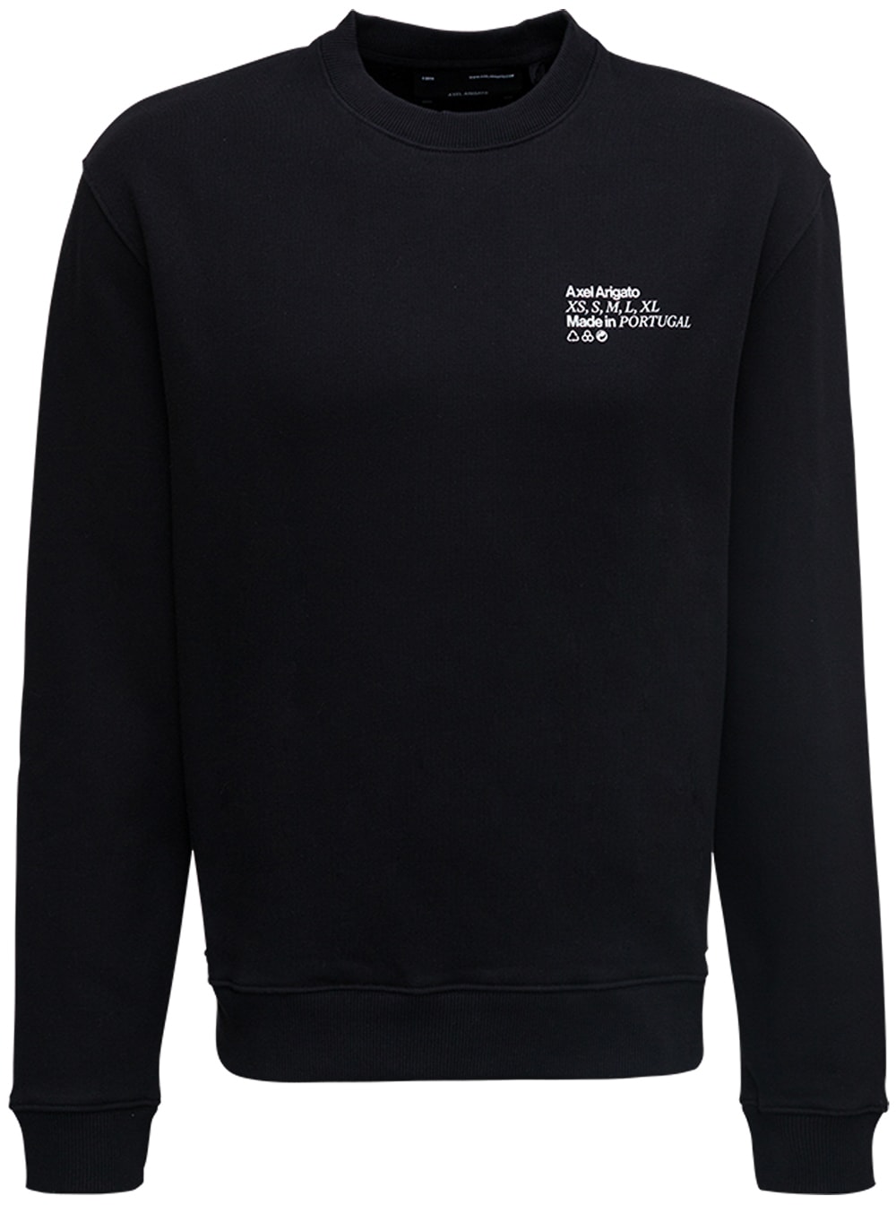 Axel Arigato Black Focus Sweatshirt With Logo Print