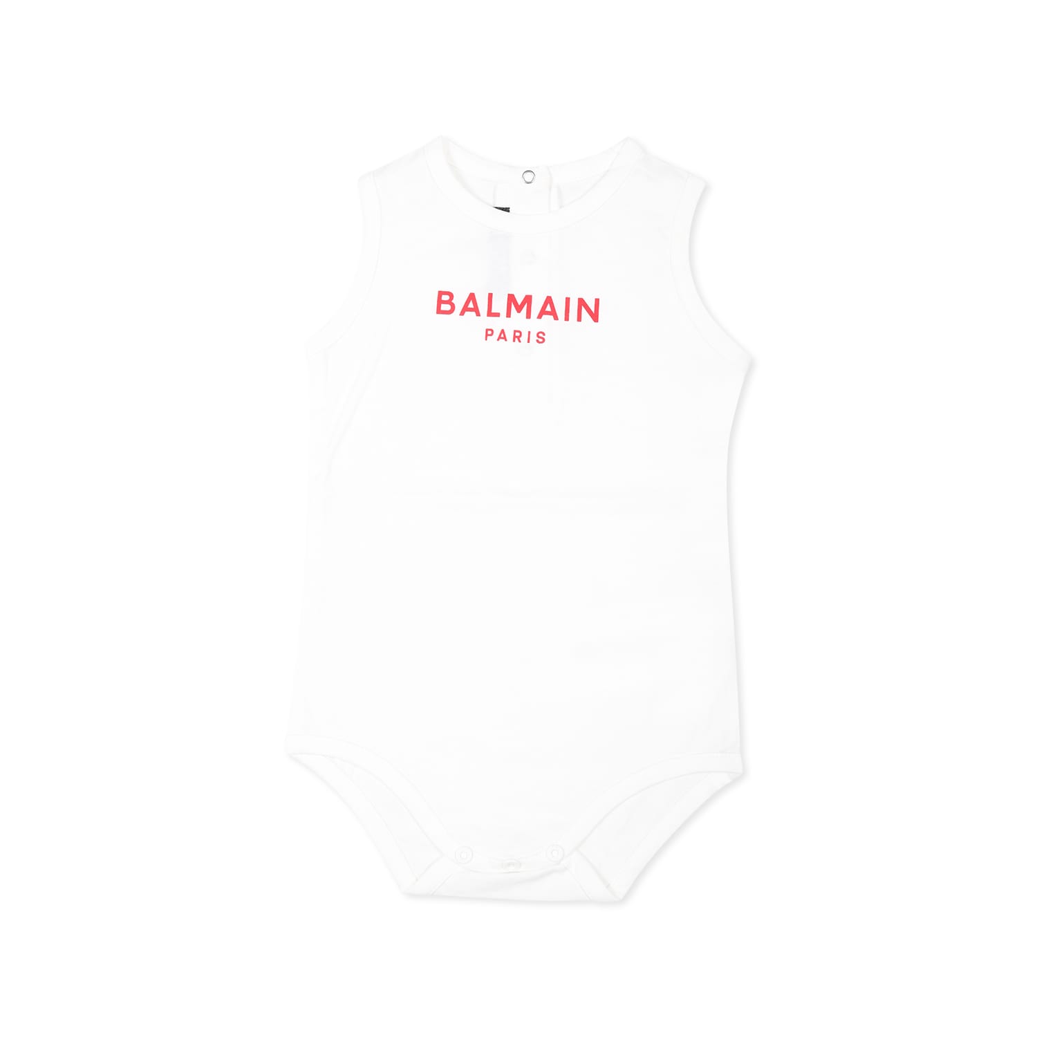 Balmain Multicolor Bodysuit Set For Babykids With Logo In Multicolor
