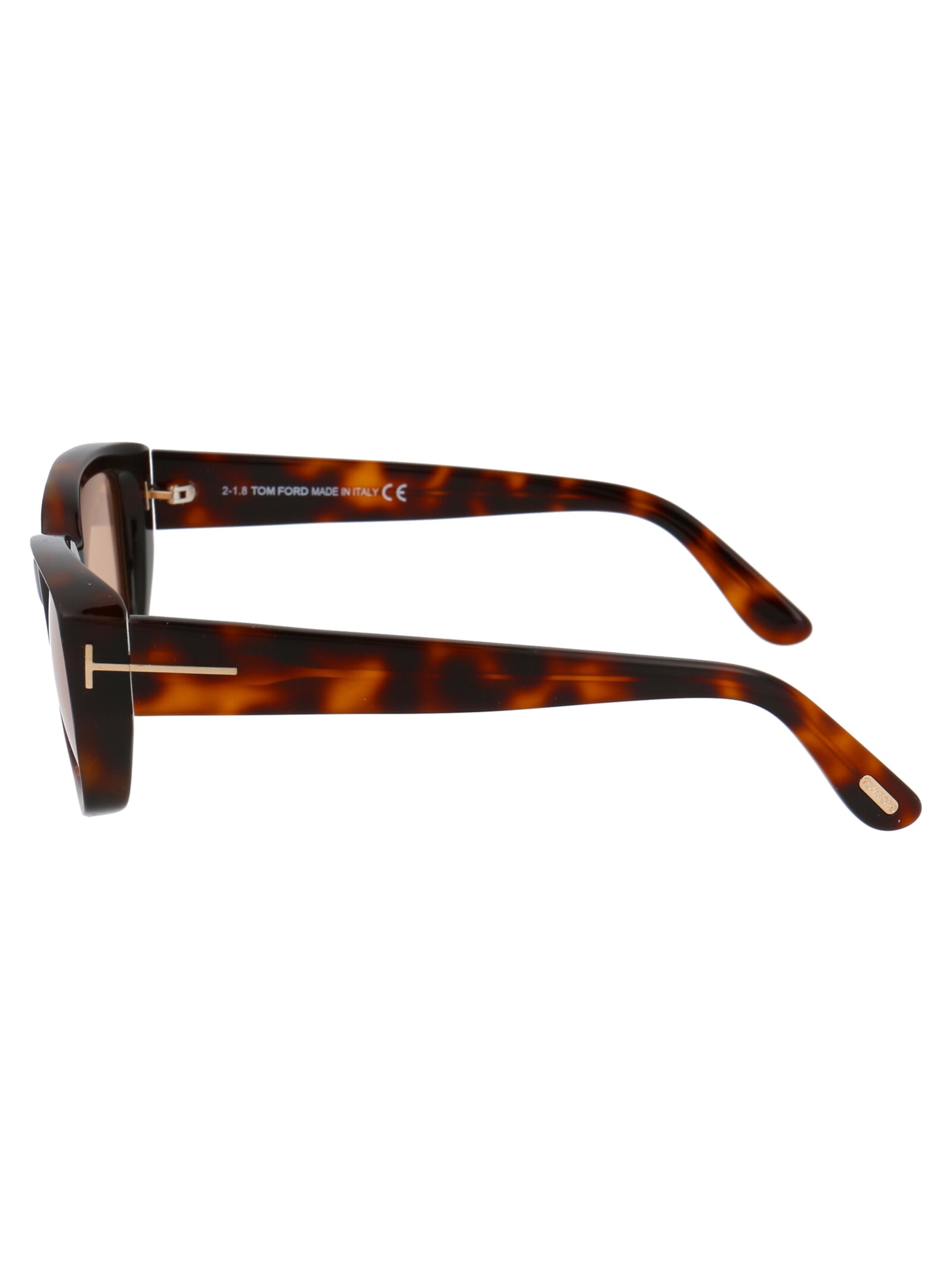 Shop Tom Ford Ft0492/s Sunglasses In 52e Brown
