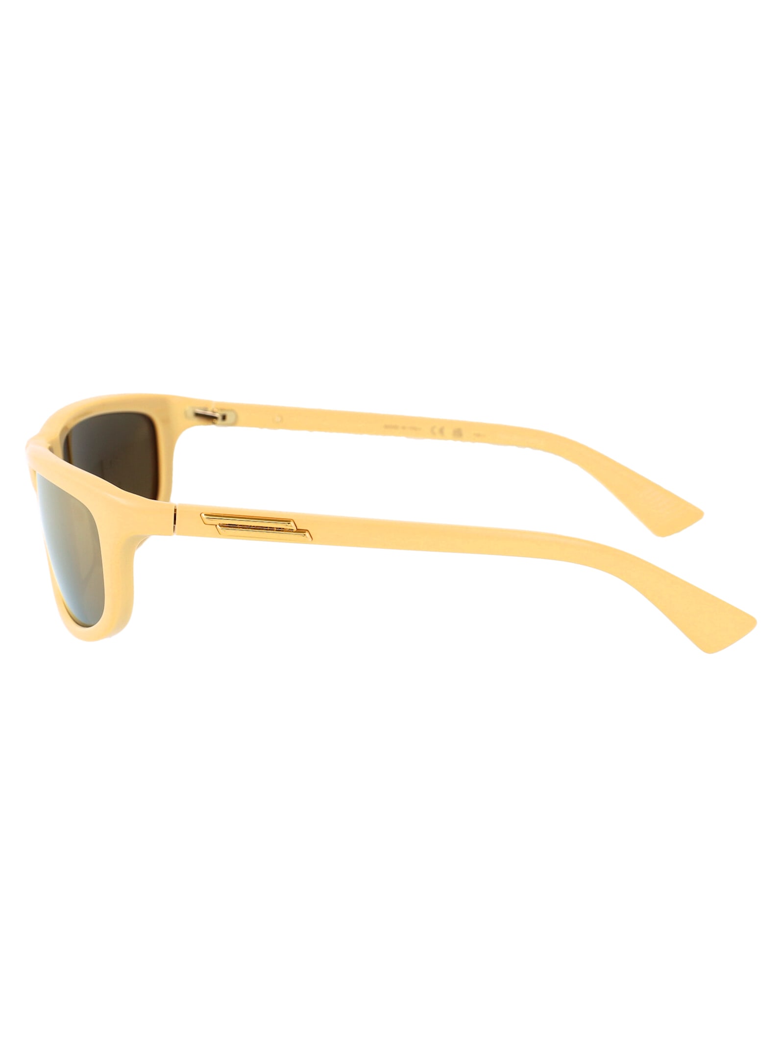 Bottega Veneta Bv1327s Sunglasses In Yellow-yellow-bronze