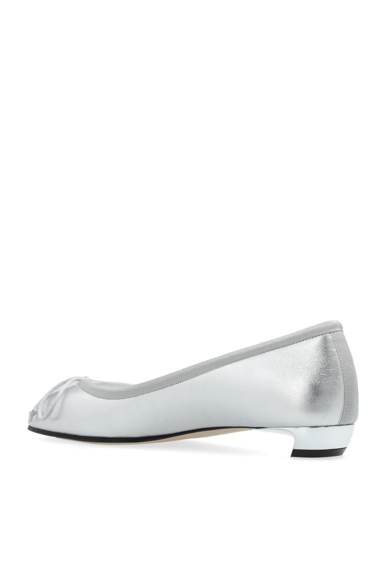 Shop Alexander Mcqueen Leather High-heeled Shoes In Silver