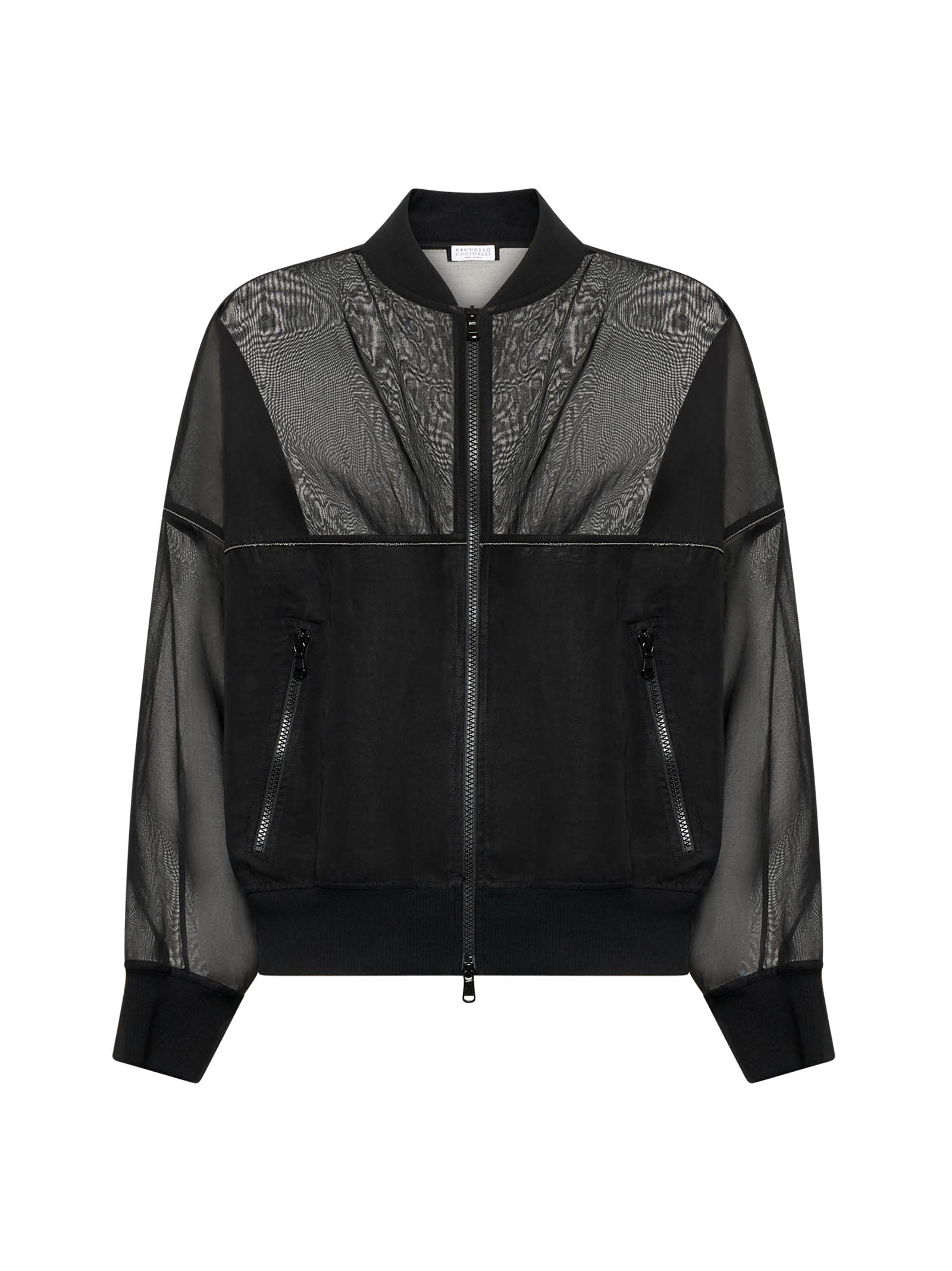 Bomber Jacket Embellished With Monili