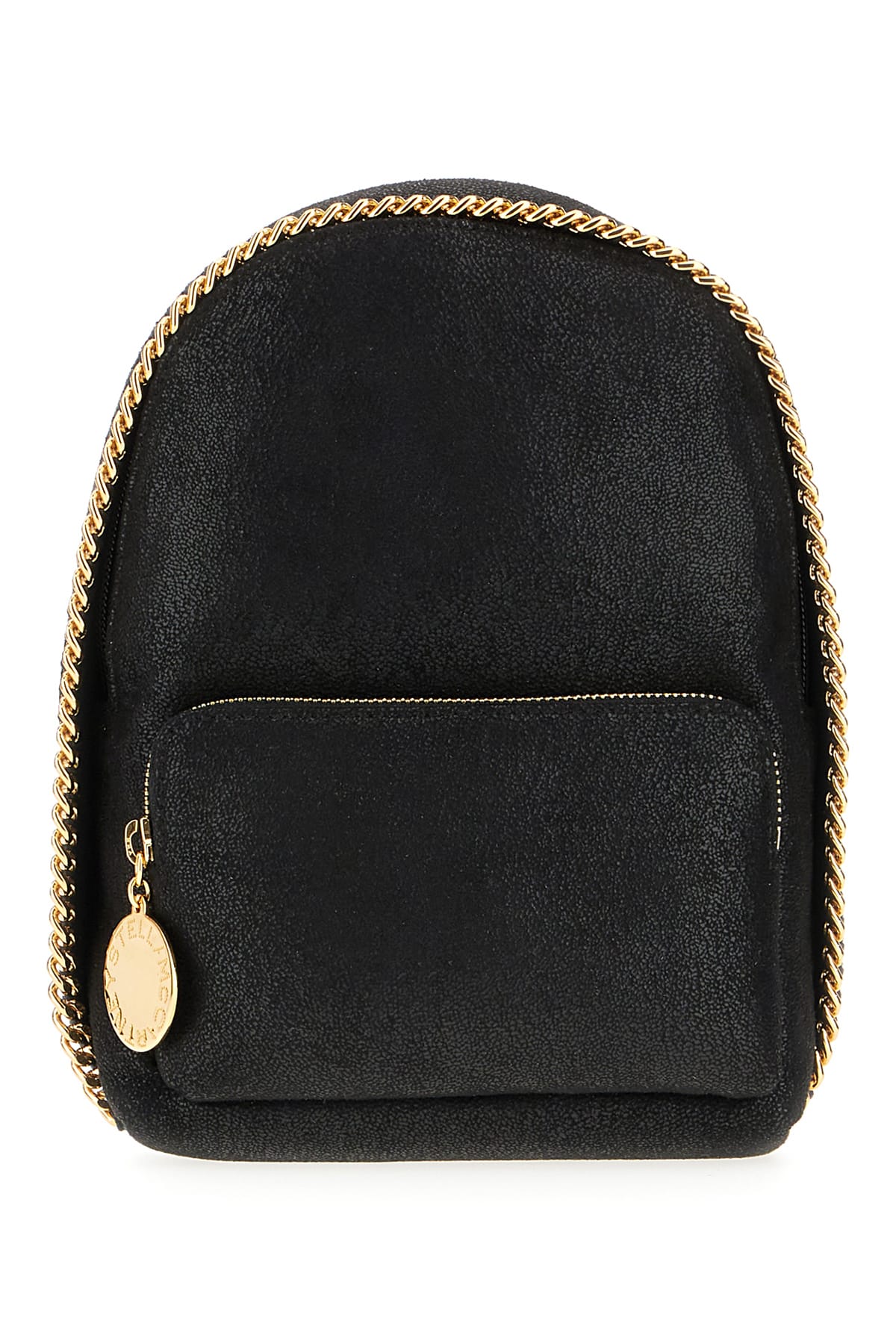 Stella Mccartney Black Shaggy Deer Backpack