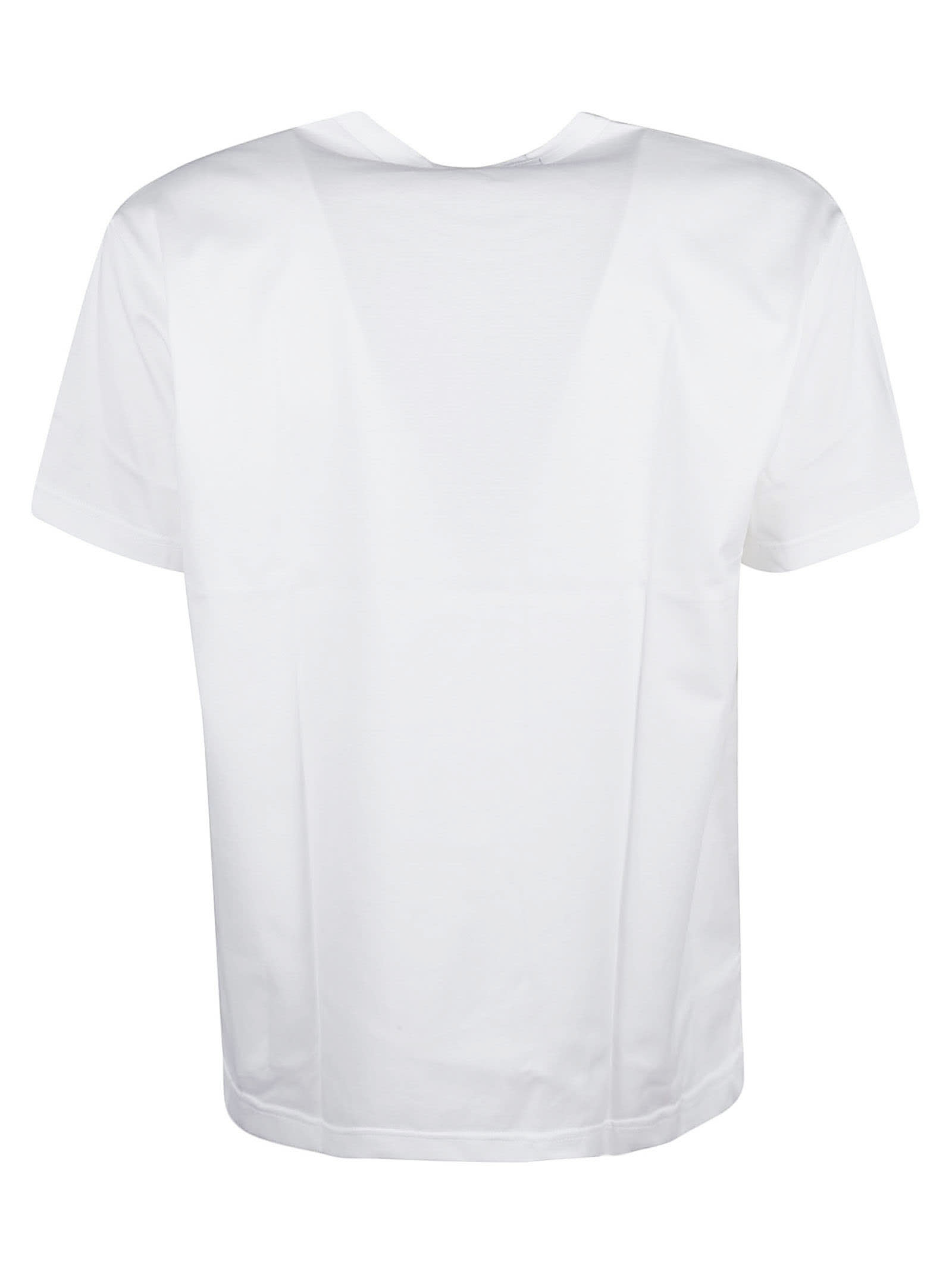Shop Junya Watanabe Printed T-shirt In White