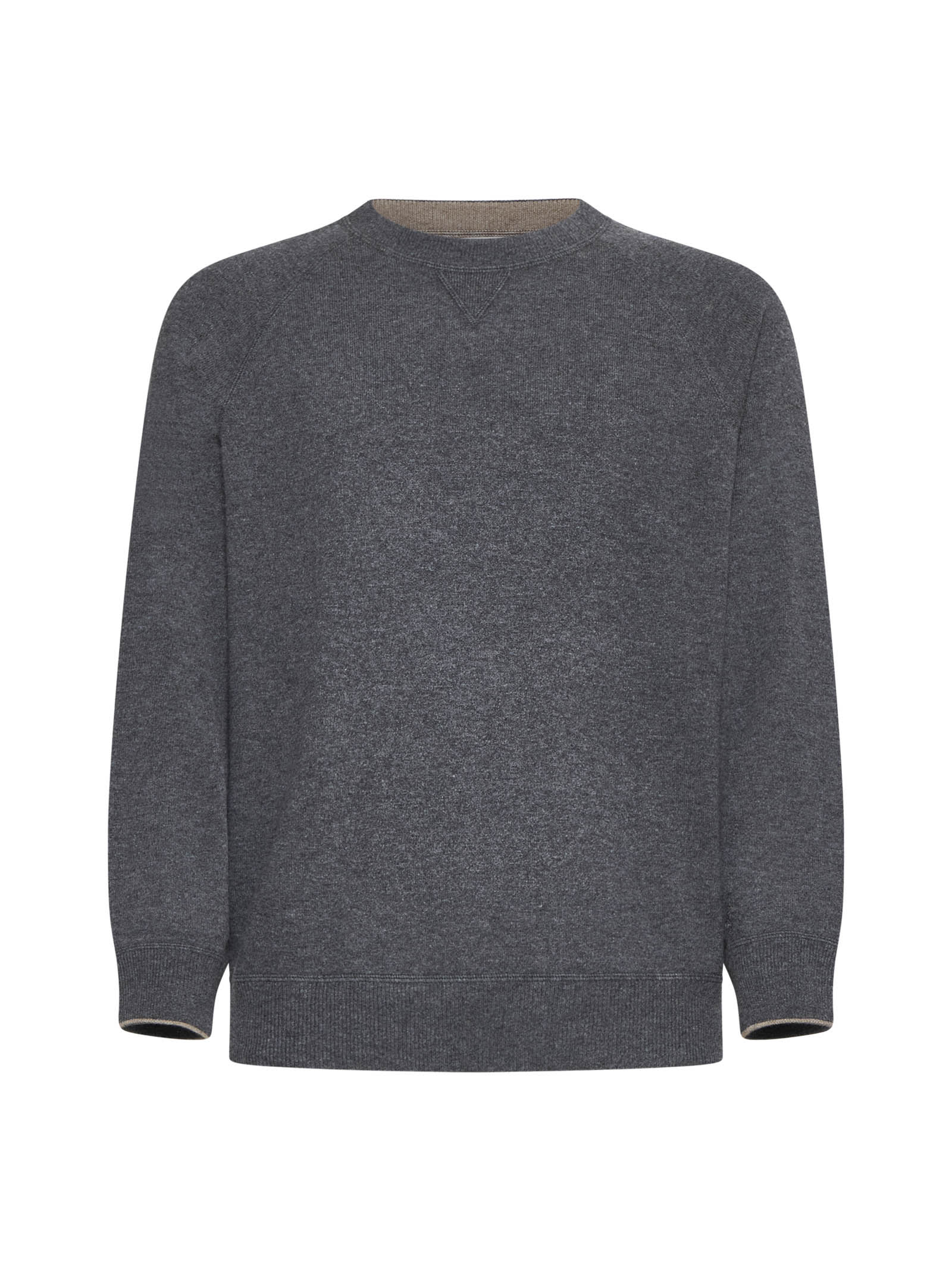 Shop Brunello Cucinelli Sweater In Grey