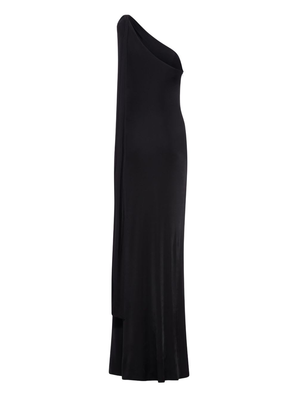 Tom Ford One-shoulder Evening Dress In Black