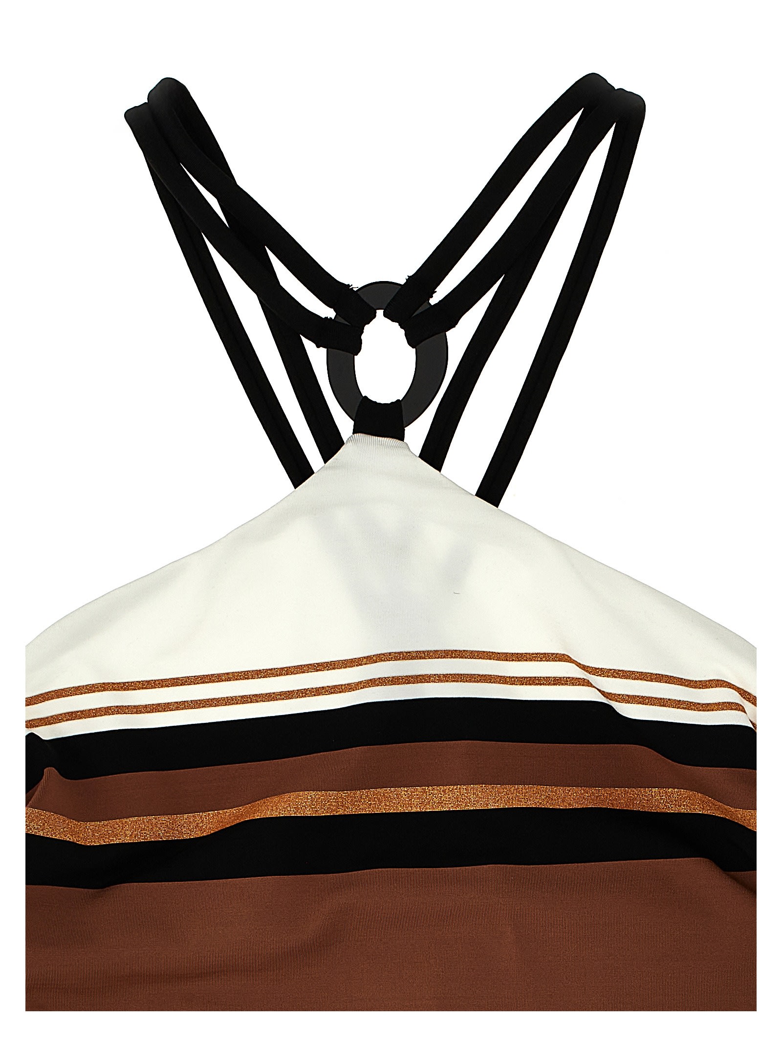 Shop Max Mara Cathy One-piece Swimsuit In Multicolor