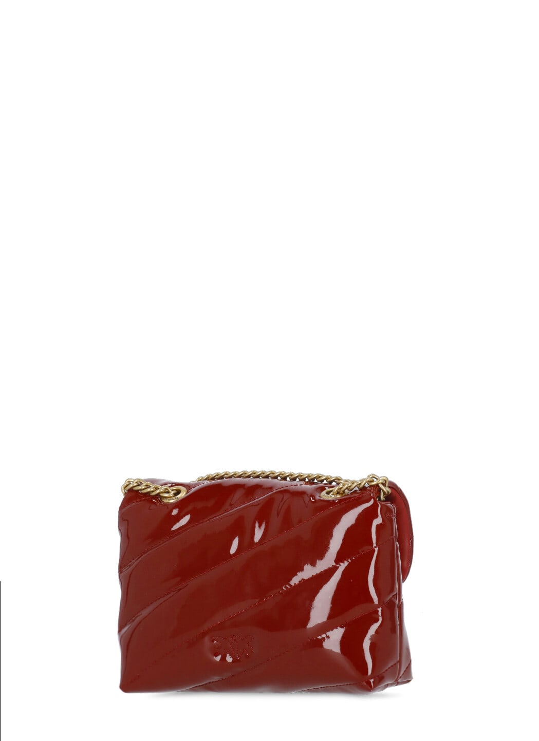 Shop Pinko Baby Love Puff Bag In Bordeaux