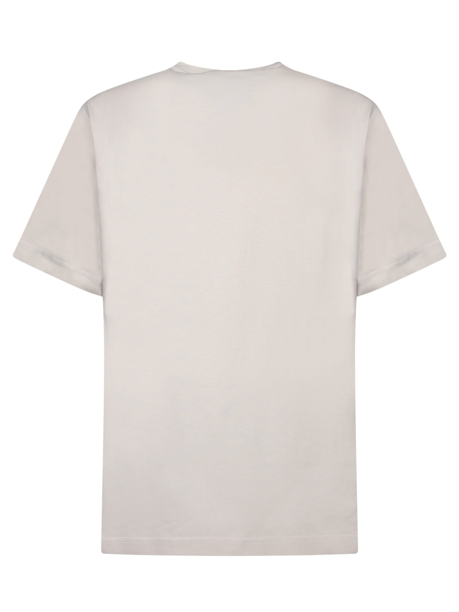 Shop Burberry Grey Blue Knight Logo T-shirt