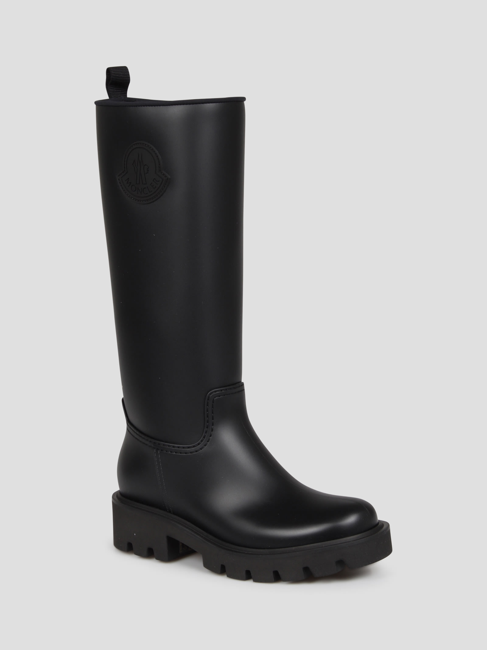 Shop Moncler Kickstream High Boot In Black