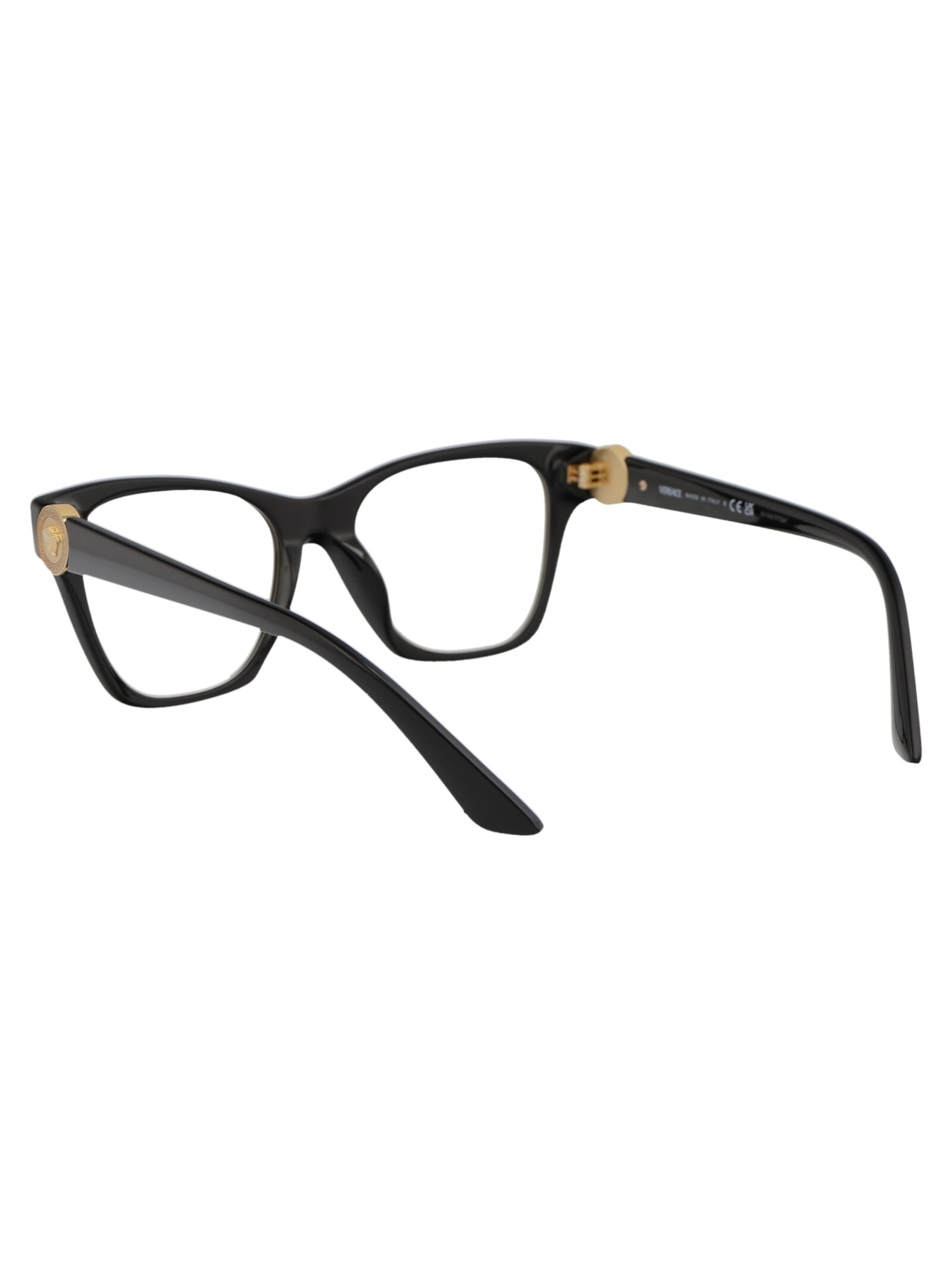 Shop Versace 0ve3341u Glasses In Gb1 Black