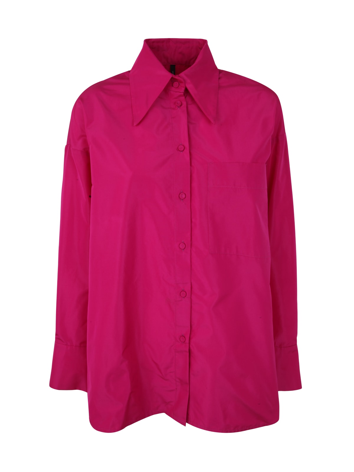 Pierantonio Gaspari Blouse With Openable Sleeves In Fuxia