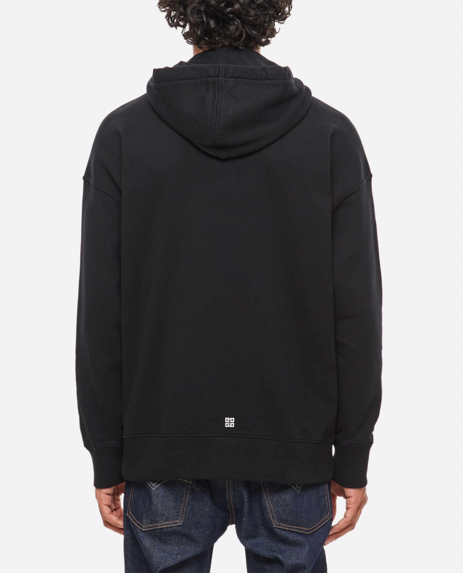 Shop Givenchy Slim Fit Hoodie In Black