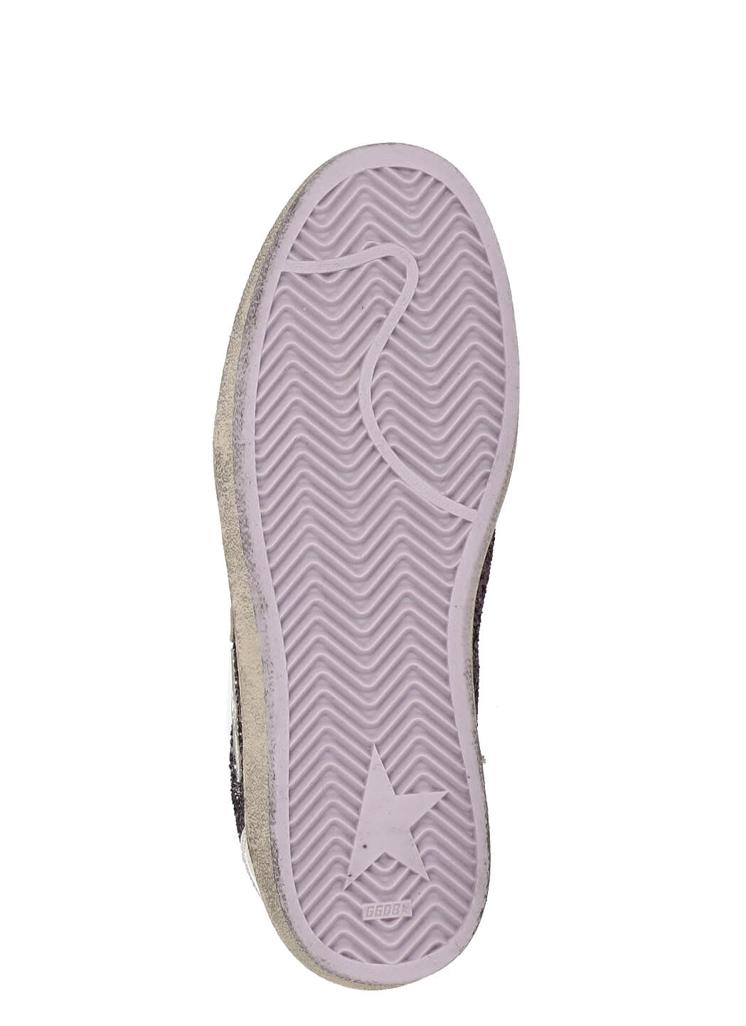 Golden Goose Iconic Star Low Top Sneakers In Purple