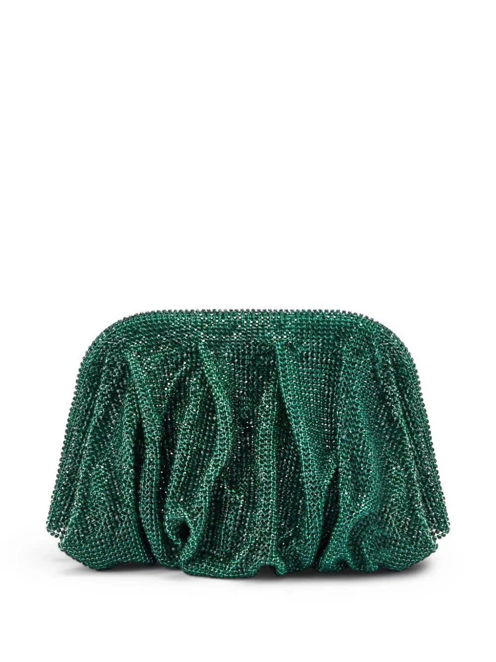 Shop Benedetta Bruzziches Satisfaction - Venus La Petite Clutch In Green