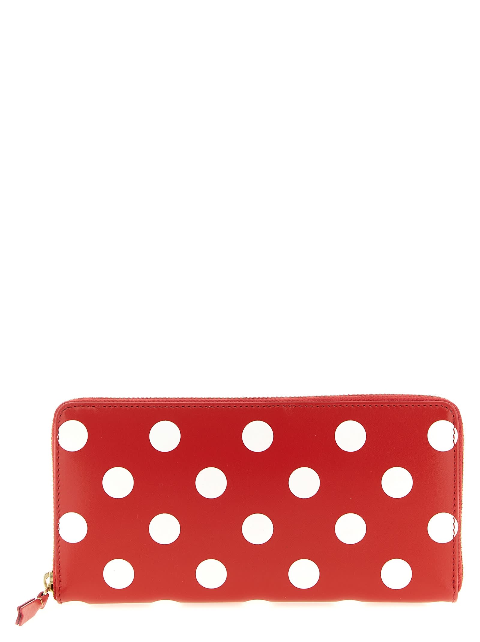 Comme des Garçons Wallet pola Dots Printed Wallet