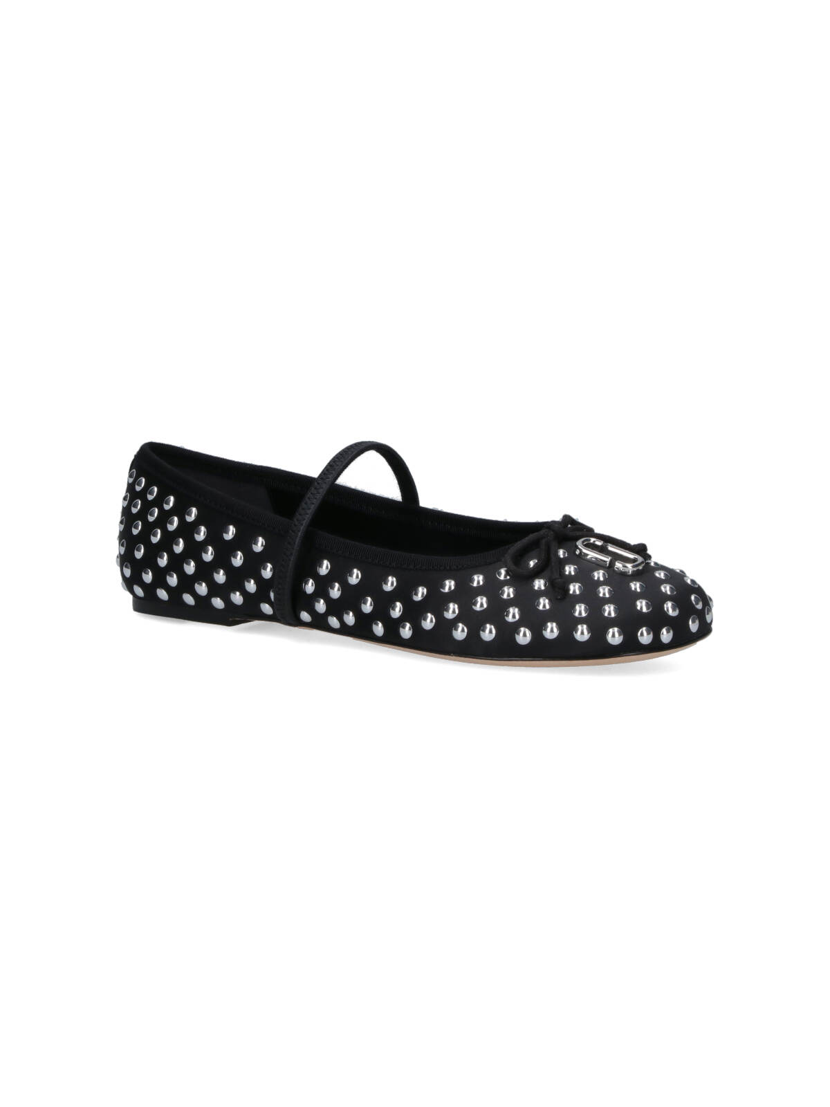 Marc Jacobs The Studded Sabrina Ballet Flats In Black