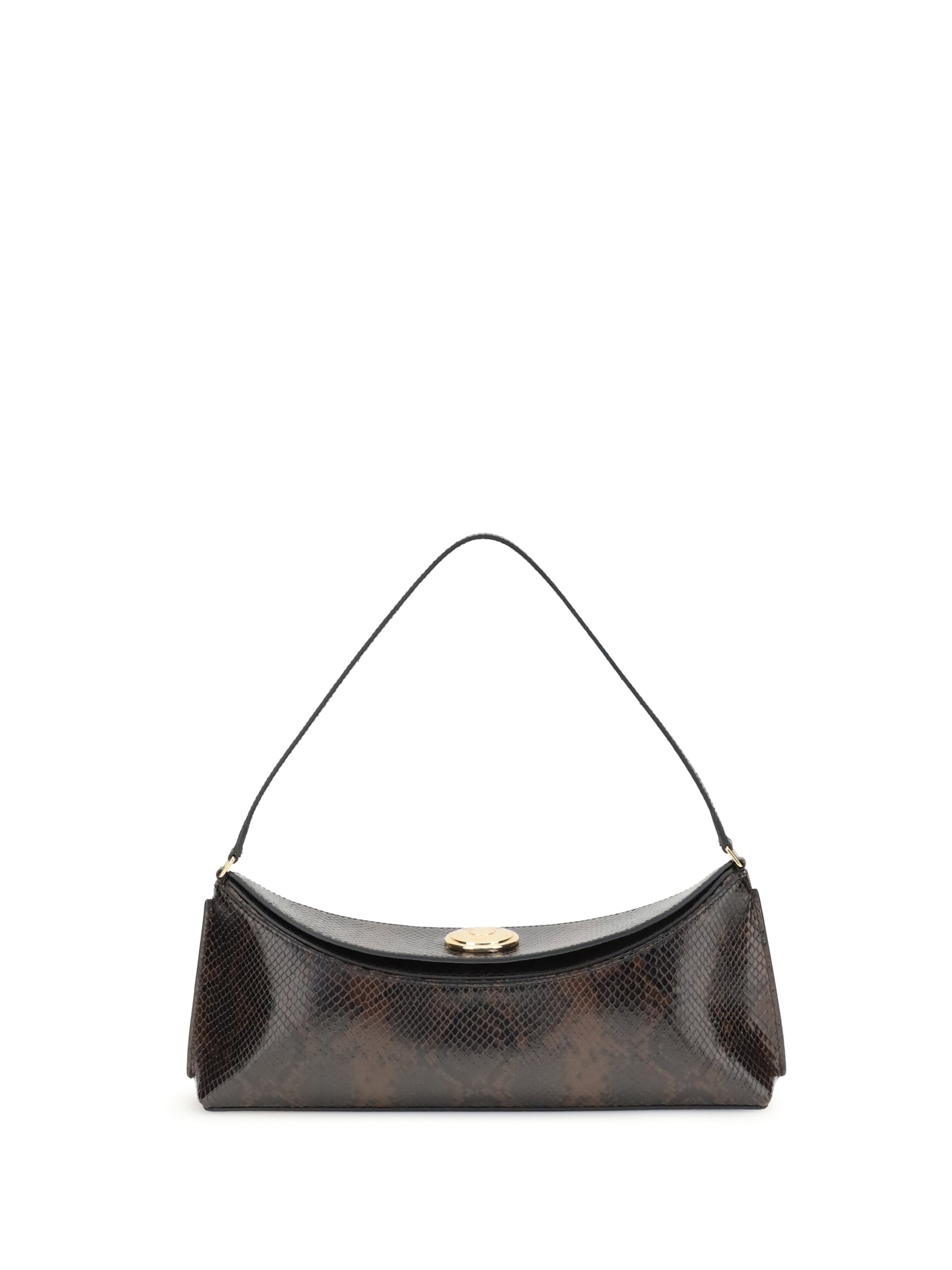 Jacquemus Le Calisson Crocodile-effect Leather Shoulder Bag In Multi