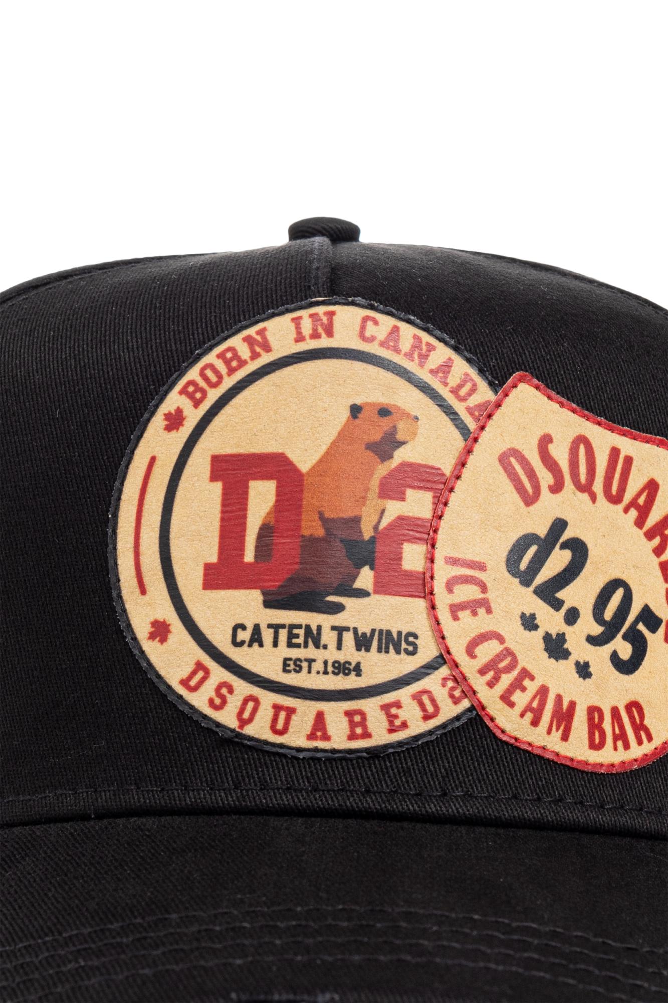 Dsquared2 Baseball Cap In Black