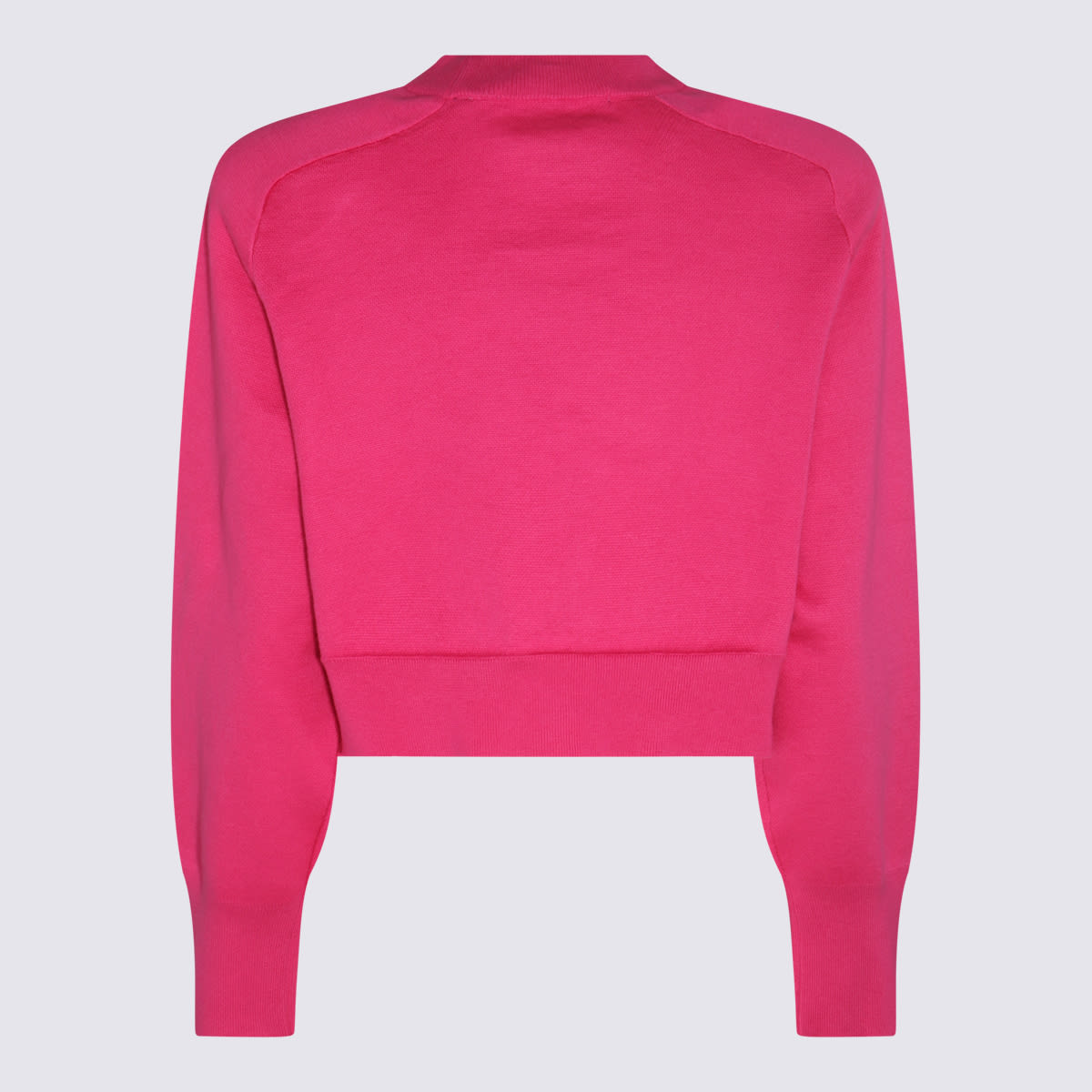 Shop Rotate Birger Christensen Pink Cotton-wool Blend Shandy Jumper