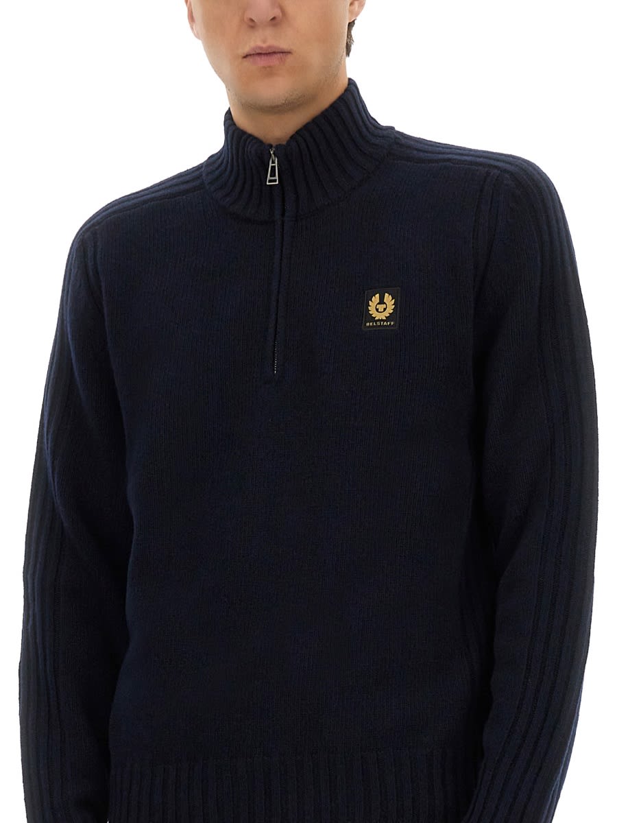 Belstaff Watch Rollneck Jumper In Black