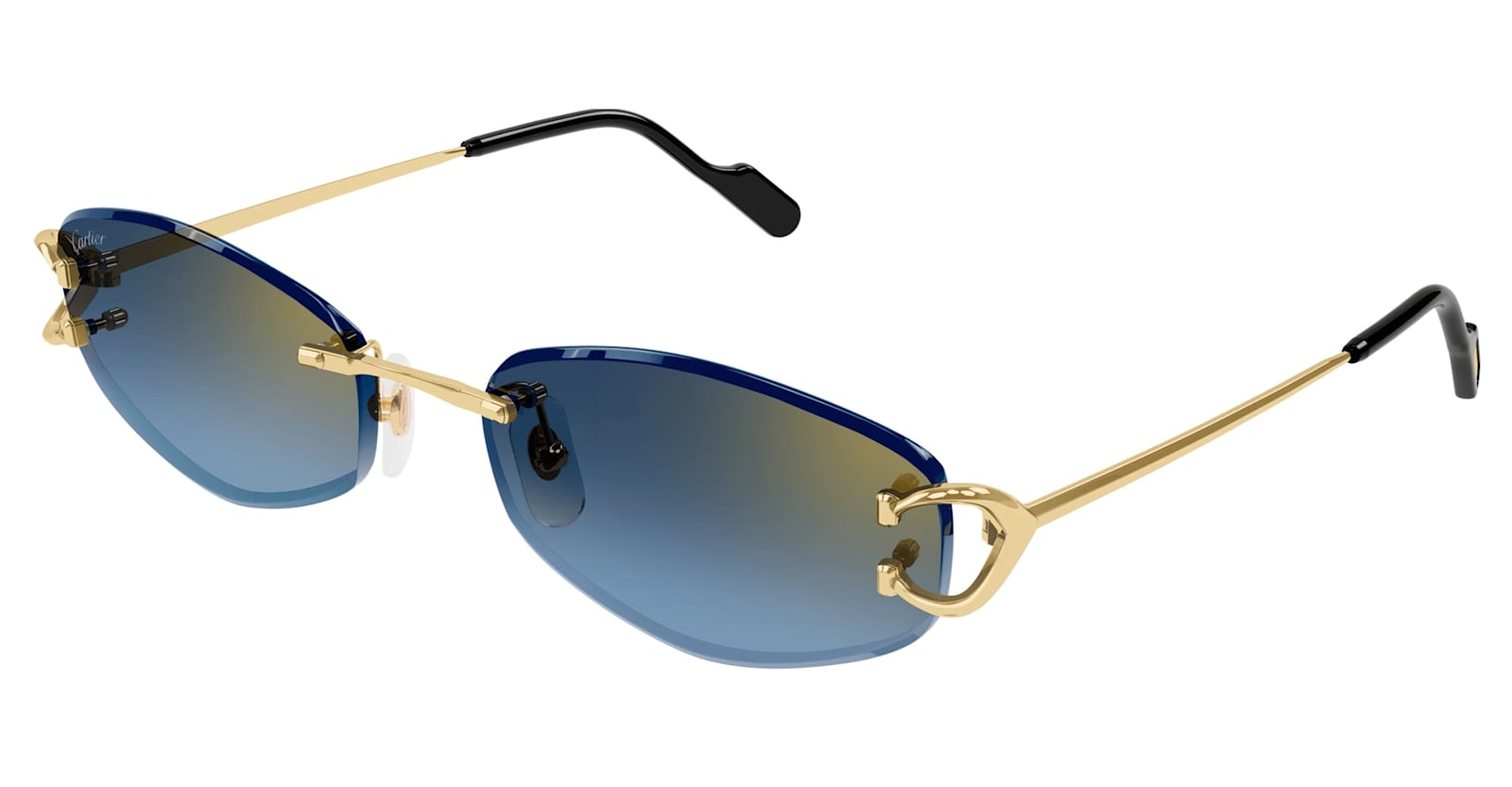 Cartier Décor C Classique De Ct0467s-002 - Gold Sunglasses In Gold
