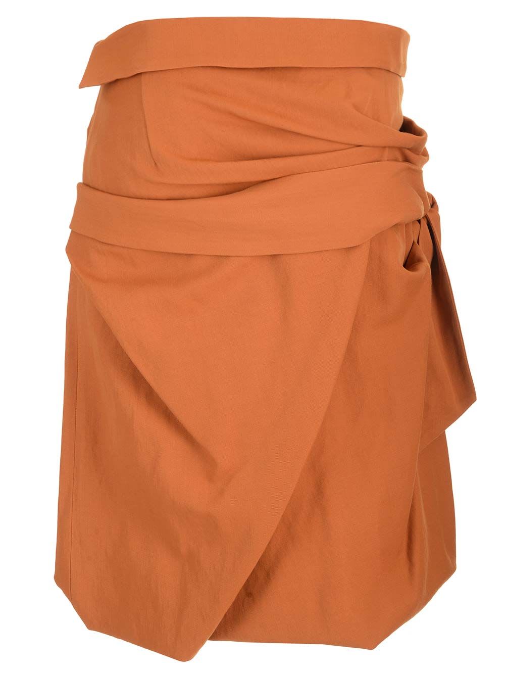 Shop Dries Van Noten Smith Midi Skirt In Orange