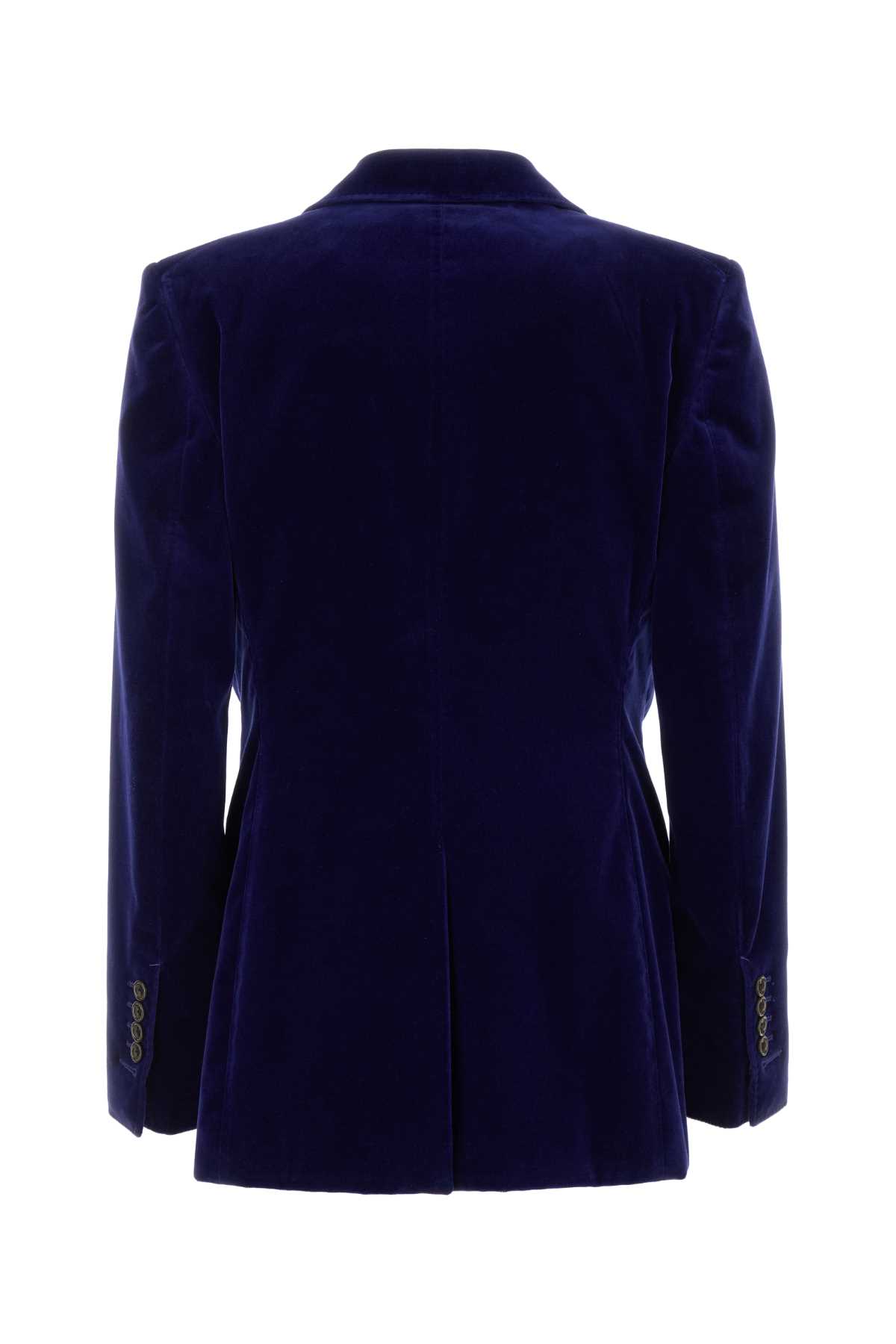 Tom Ford Fluid Velvet Shelton Cocktail Blazer In Blue