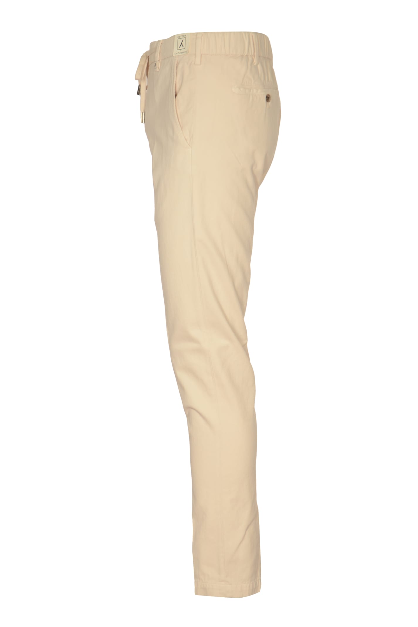 Shop Myths Laced Trousers In Cream