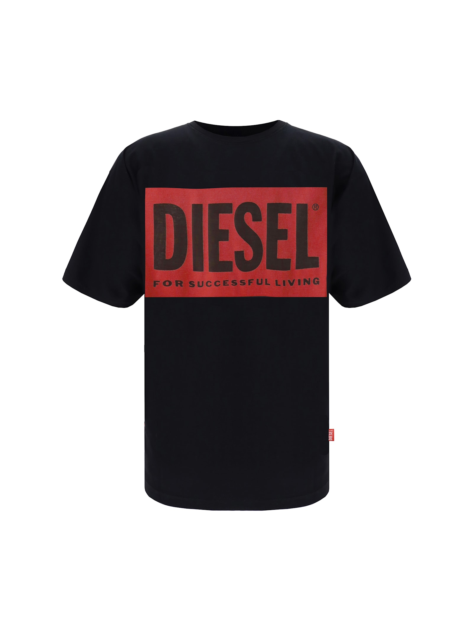 Shop Diesel T-shirt In Deep/black