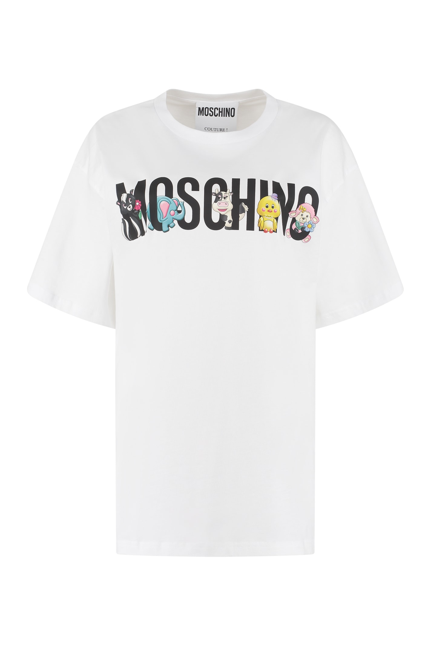 Moschino Oversize Printed Cotton T-shirt