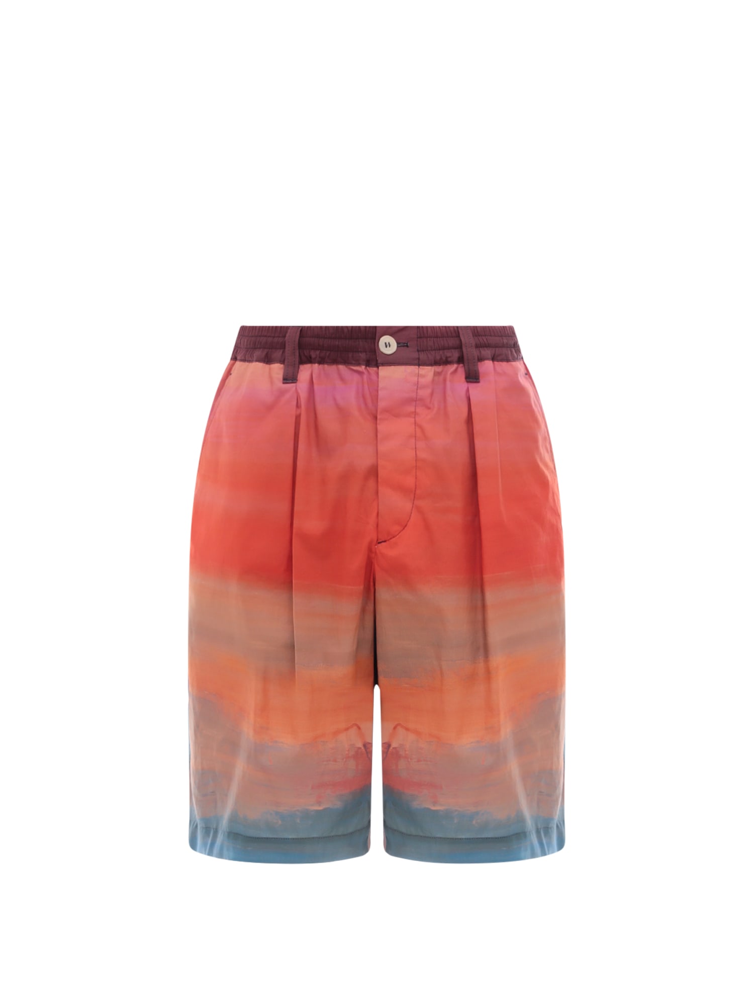 Shop Marni Bermuda Shorts In Multicolor