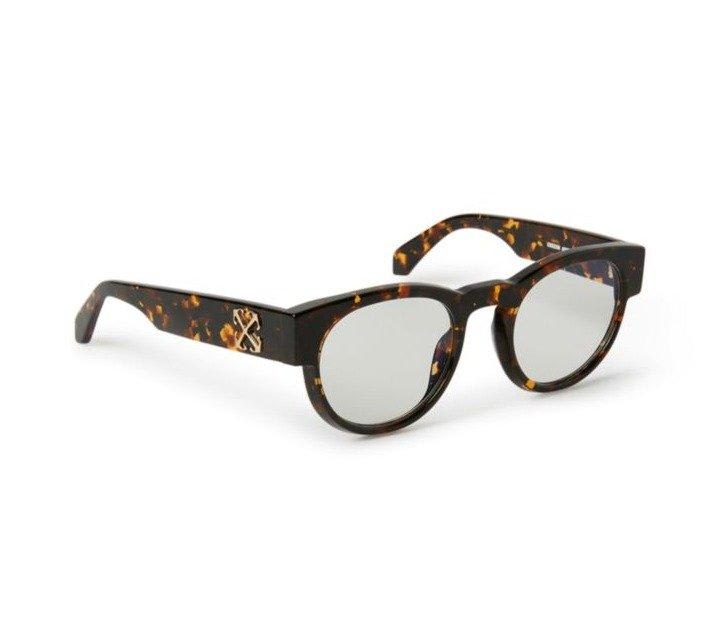 Off-white Round Frame Glasses In 6000 Havana