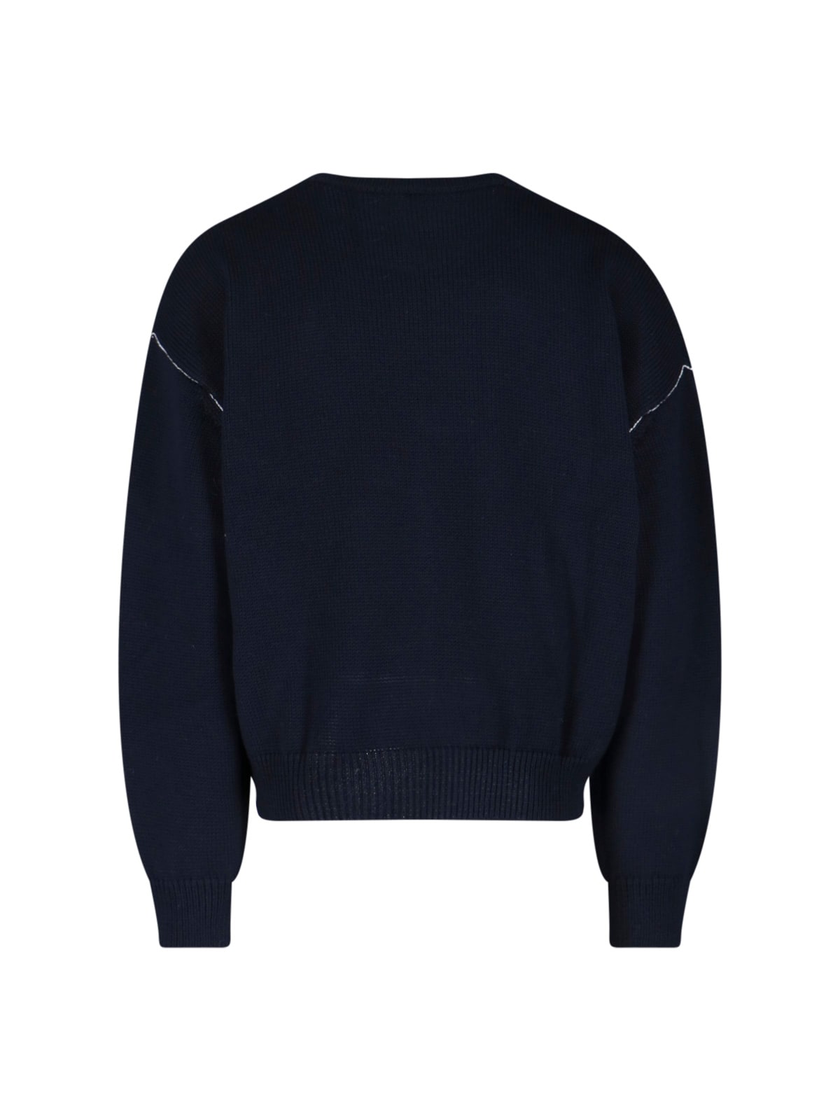 Apc Logo Sweater In Blue