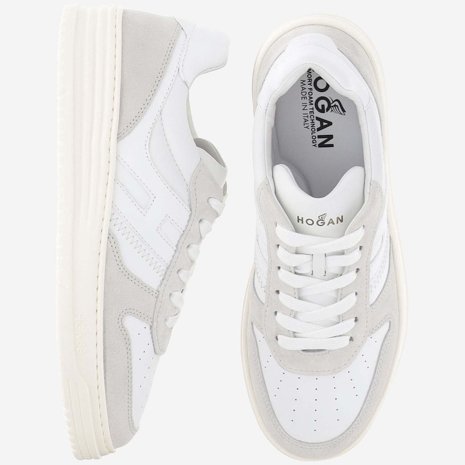 Shop Hogan Sneakers H630 In White