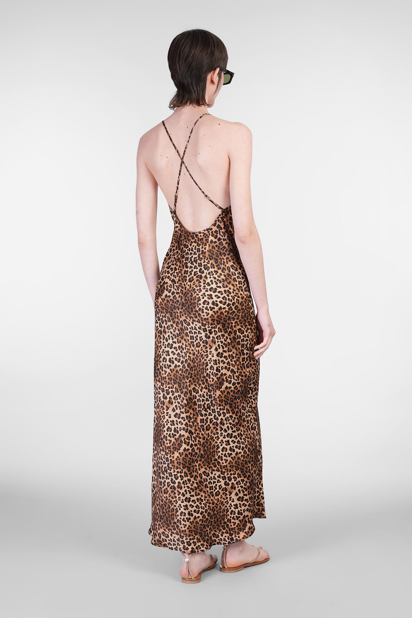 Mc2 Saint Barth Eydis In Animalier Viscose In Animal Print