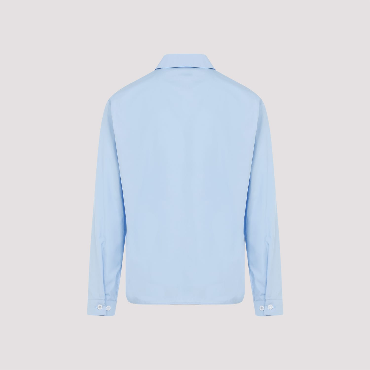 Marni Cotton Shirt In Iris Blue