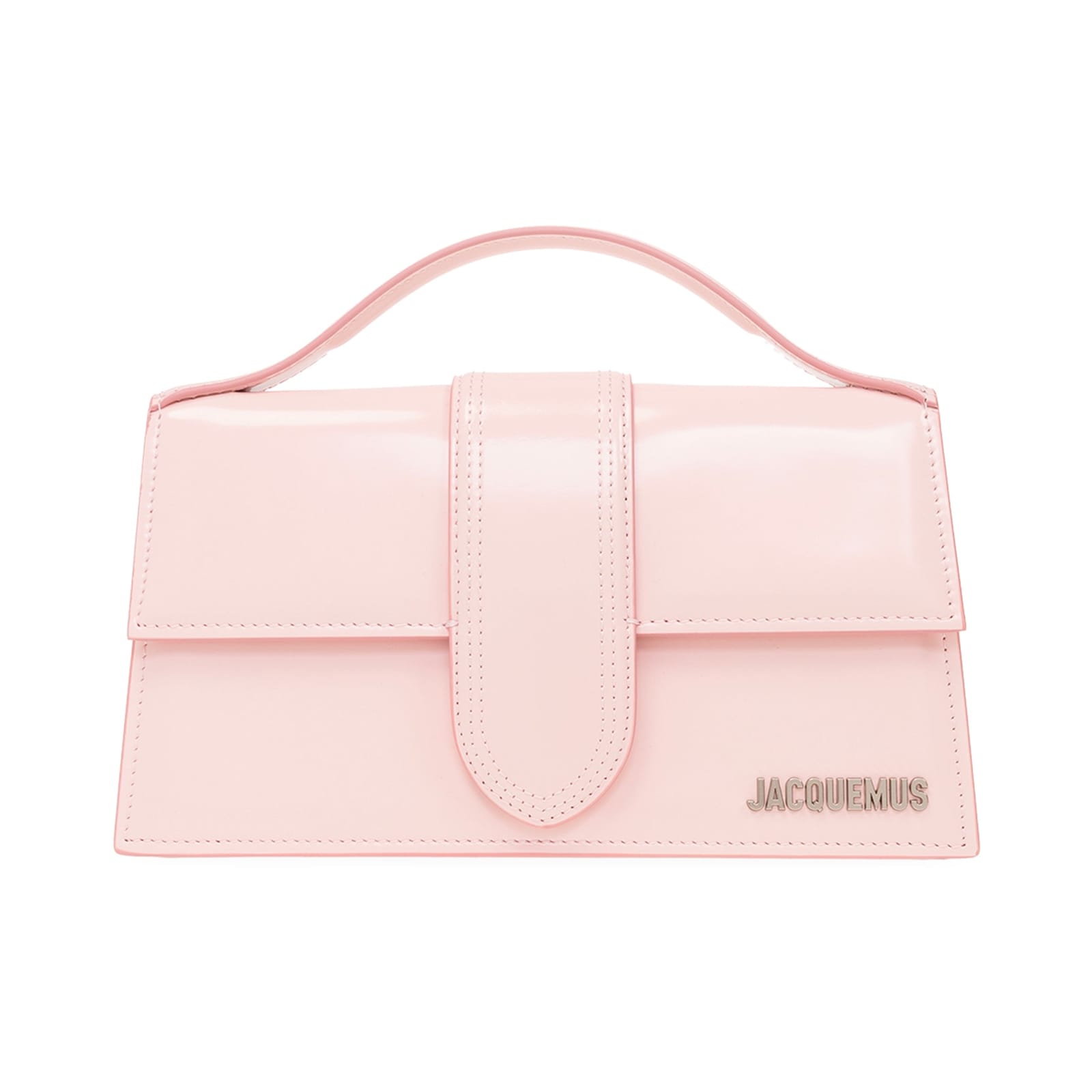 Jacquemus Le Bambino Long Osier Woven Shoulder Bag, Pale Pink, Women's, Handbags & Purses Shoulder Bags