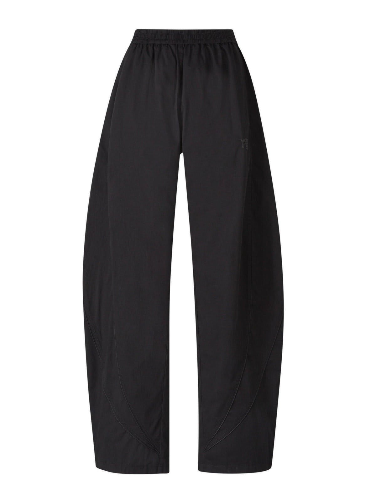 Shop Alexander Wang Logo-print Oversized Track Trousers In Black