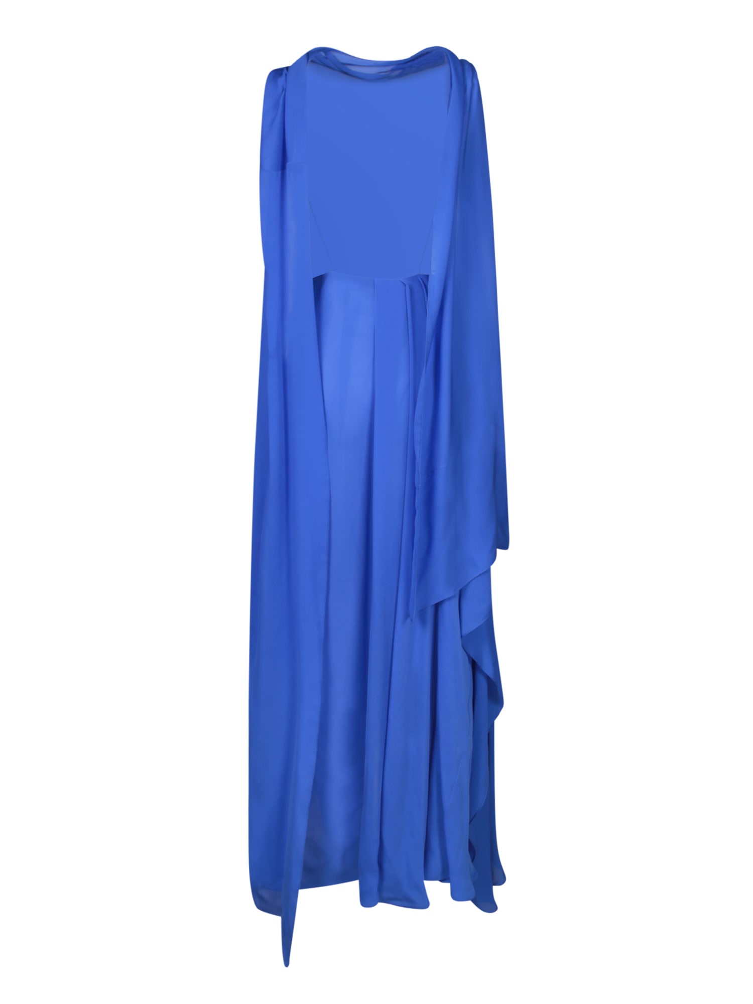 Shop Givenchy Irisi Long Dress In Blue