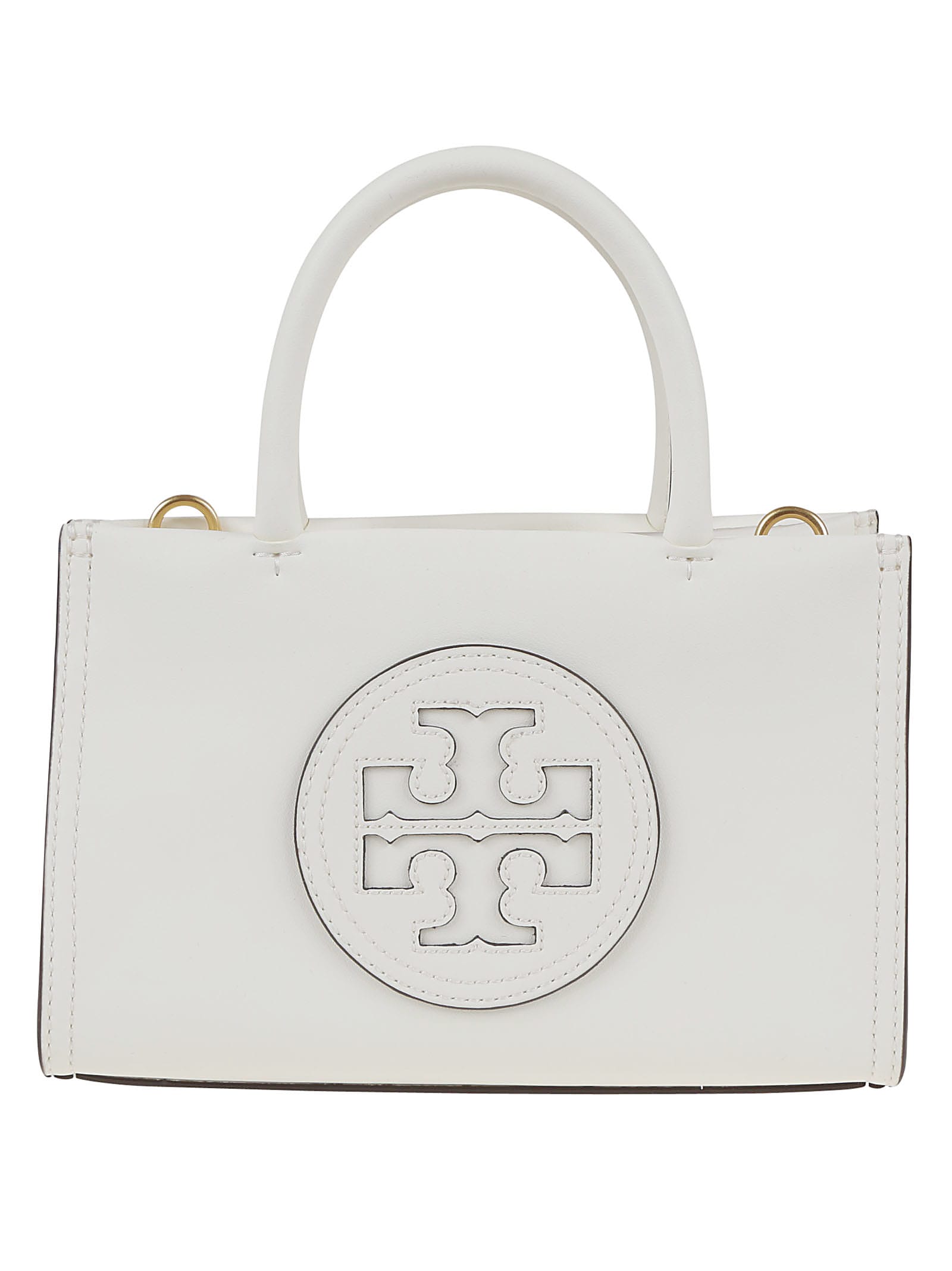 Tory Burch ELLA MINI TOTE - Handbag - warm white/white 