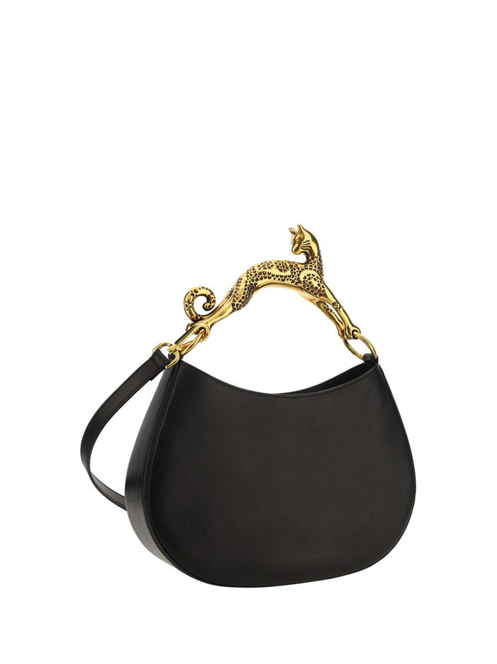 Shop Lanvin Hobo Handbag In Nero