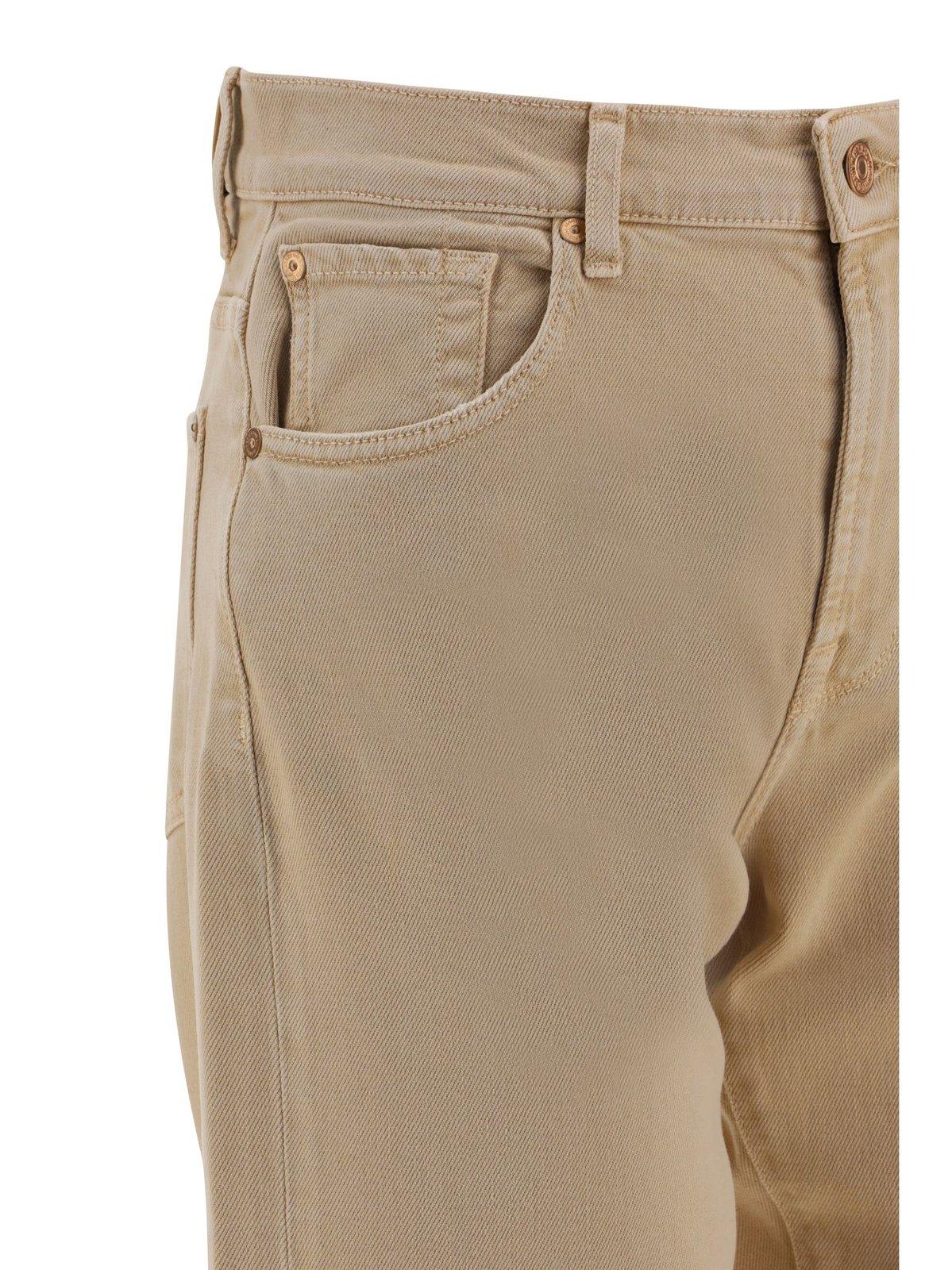 7 FOR ALL MANKIND TESS LOGO-PATCH JEANS