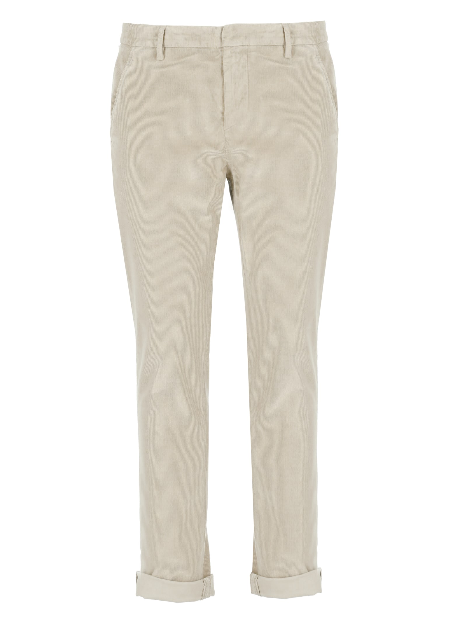 Shop Dondup Gaubert Trousers In Grey