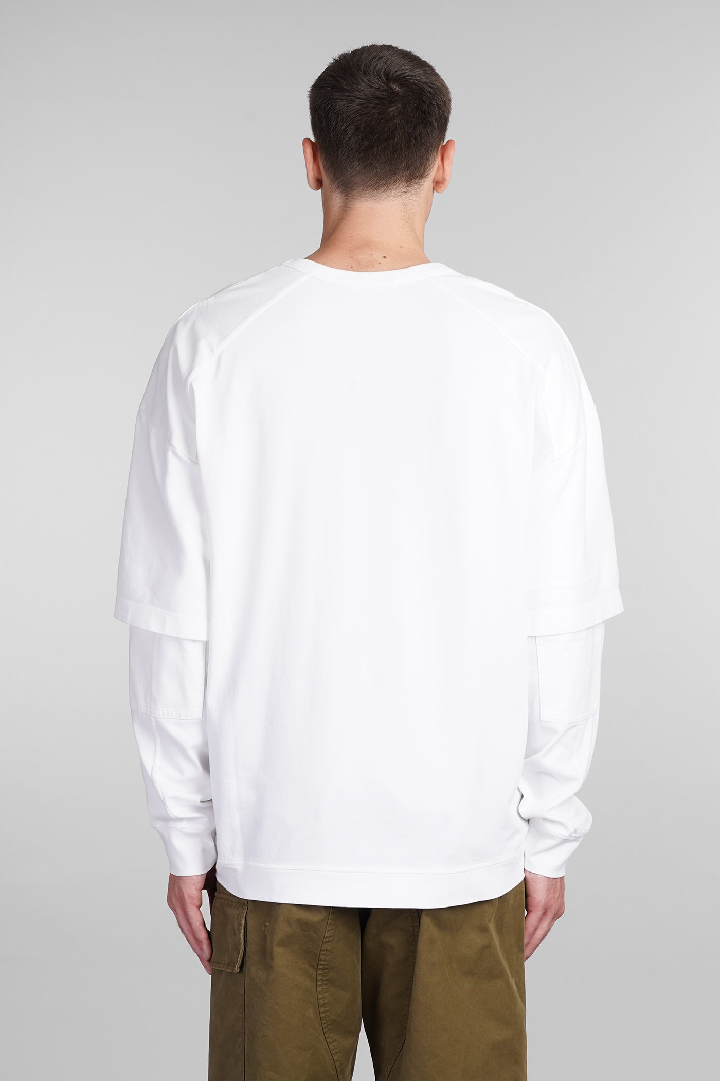 Shop Darkpark Theo T-shirt In White Cotton