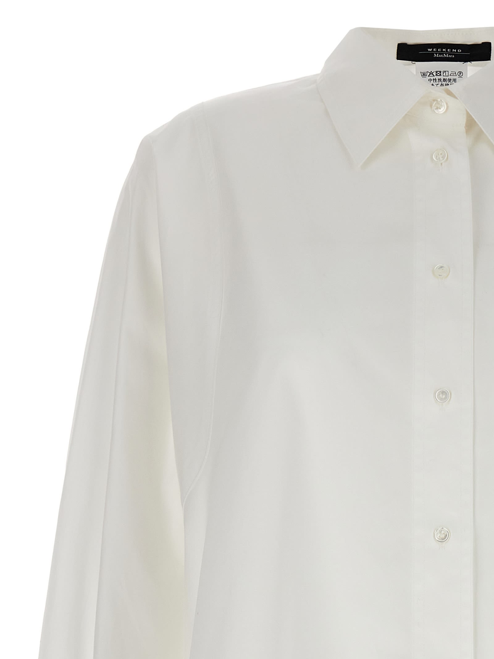 Shop Weekend Max Mara Fufy Shirt In White